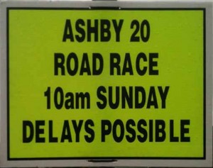 Delays notice for Ashby 20